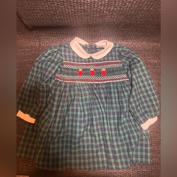Other - Freitag Green Plaid Dress with Strawberries